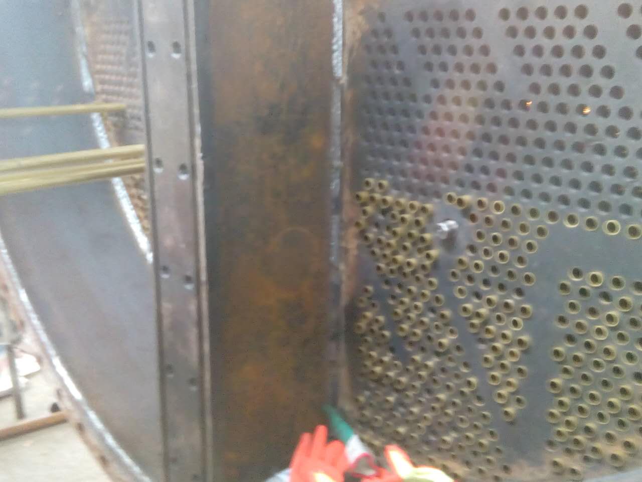 Condenser tube replacement
